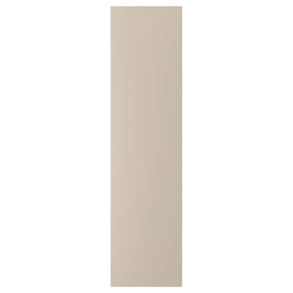 FORSAND door, beige, rectangular, smooth semi-matte finish.