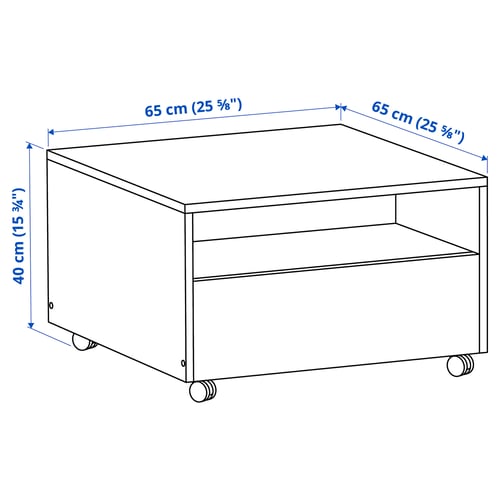 Illustration with measurements for the product: GARNANÄS.