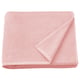 Folded light pink GULVIAL towel, soft 100% cotton, textured weave design.
