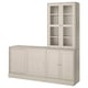 HAVSTA pine storage set: sideboard, cabinet, basic unit with glass doors.