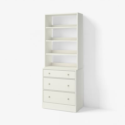 HAVSTA Storage combination, white, 81x47x212 cm