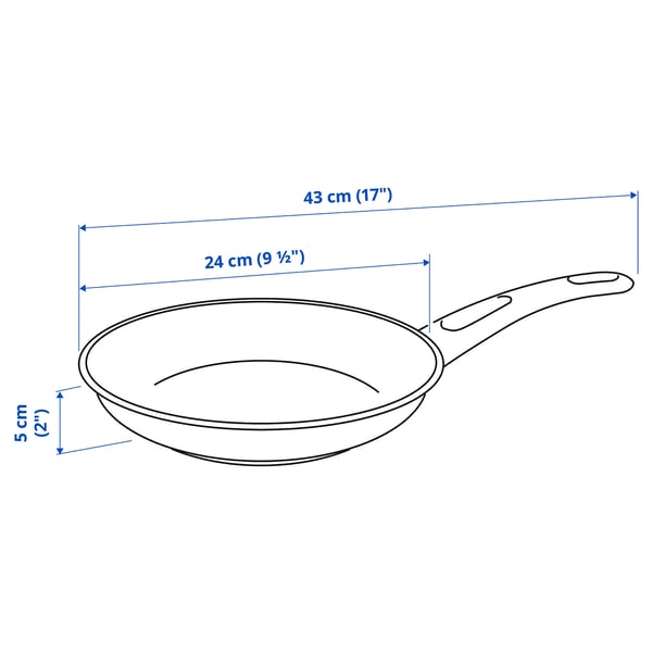 Illustration with measurements for the product: HEMLAGAD.