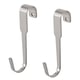 Silver HULTARP hooks, curved, nickel-plated steel.