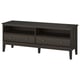 IDANÄS black tv stand with 2 drawers