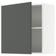 KNOXHULT dark grey wall cabinet, modern sleek design with adjustable shelf, ideal for kitchen storage.