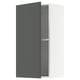 KNOXHULT grey wall cabinet, single door, adjustable shelf, fiberboard, modern design.