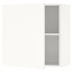 KNOXHULT white wall cabinet, square, 2 shelves, adjustable, melamine front.