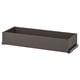 KOMPLEMENT drawer, grey, rectangular, minimalist design, made of particleboard & paper foil.