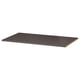 KOMPLEMENT shelf, black, rectangular, sleek, modern design.