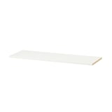 KOMPLEMENT white shelf, rectangular, flat top, made of particleboard, ideal for pax wardrobe.