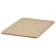 KUGGIS bamboo lid, natural colour, rectangular shape, smooth design.