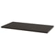 LAGKAPTEN table top - black, rectangle, wood fibreboard.