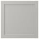 LERHYTTAN kitchen cabinet, light grey, square, solid wood frame with panel.