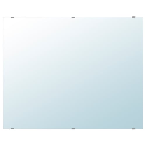 Lettaan mirror. Rectangular shape, clear glass frame.