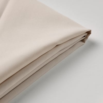 Folded beige fabric, neatly stacked, likely high-quality uv-resistant polyester.