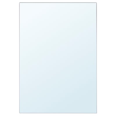 LÖNSÅS mirror: rectangular, clear glass, sleek design, wall-mounted.
