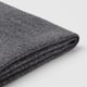 Close-up of folded dark grey fabric, modern, sleek, and durable.