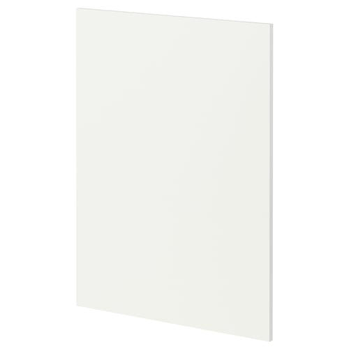 METOD kitchen panel, white, rectangular, smooth surface, minimalist design.