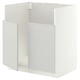 METOD Base cab f TALLSJÖN sink, white/Aspudden light grey, 80x60 cm