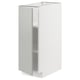 METOD: white kitchen cabinet, modern, light grey, square.