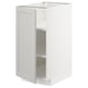 METOD kitchen cabinet, light grey, square