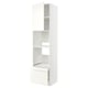 METOD kitchen unit in white, modern design with open and closed storage, sturdy construction.