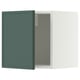 METOD Wall cabinet, white/Aspudden dark grey-green, 40x40 cm