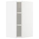 METOD: white high-gloss kitchen cabinet, adjustable shelves, modern design.