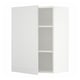 White METOD kitchen cabinet with adjustable shelf, modern minimalist design.