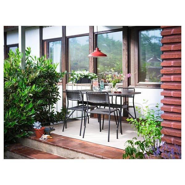 MORUM Rug flatwoven, in/outdoor, beige, 160x230 cm