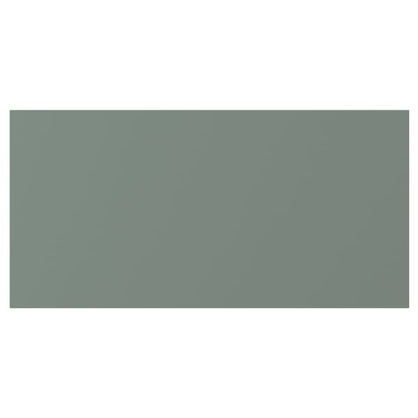 NICKEBO fronts - grey-green, rectangular, smooth, modern.