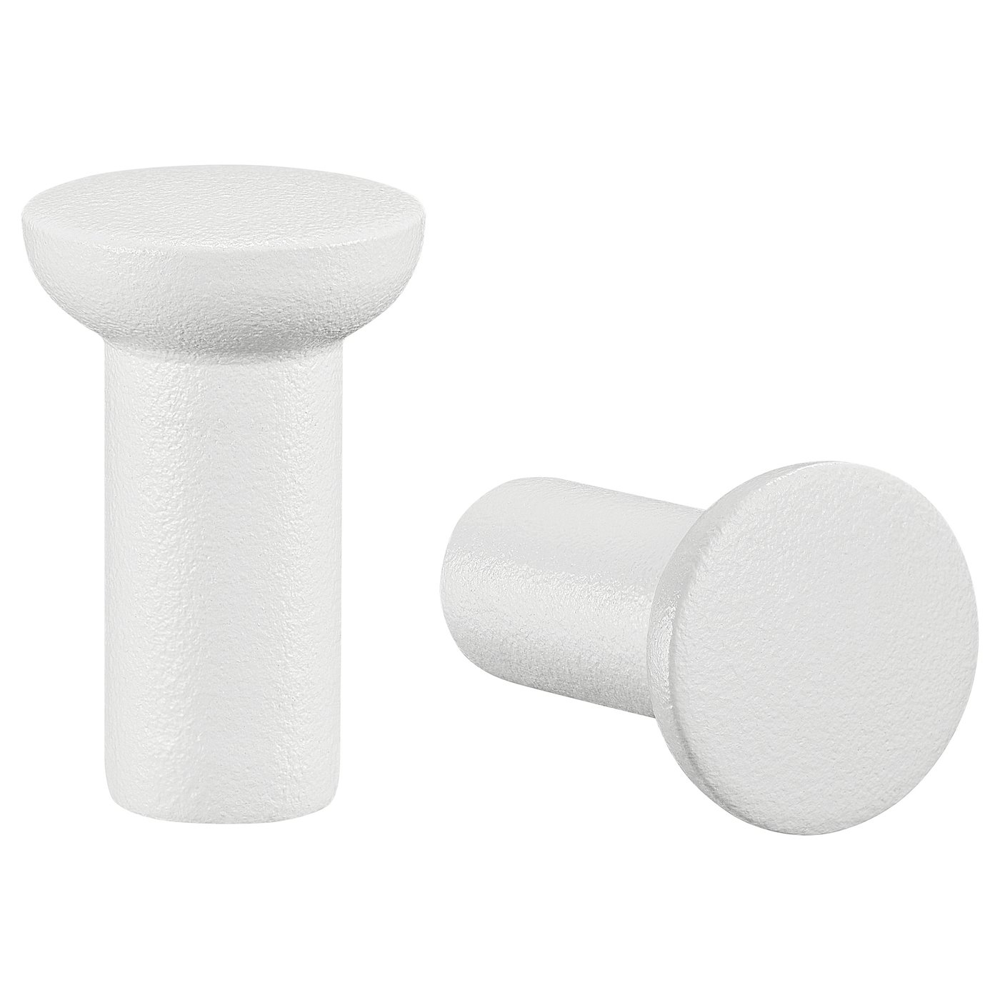 NYDALA Knob, white, 16 mm