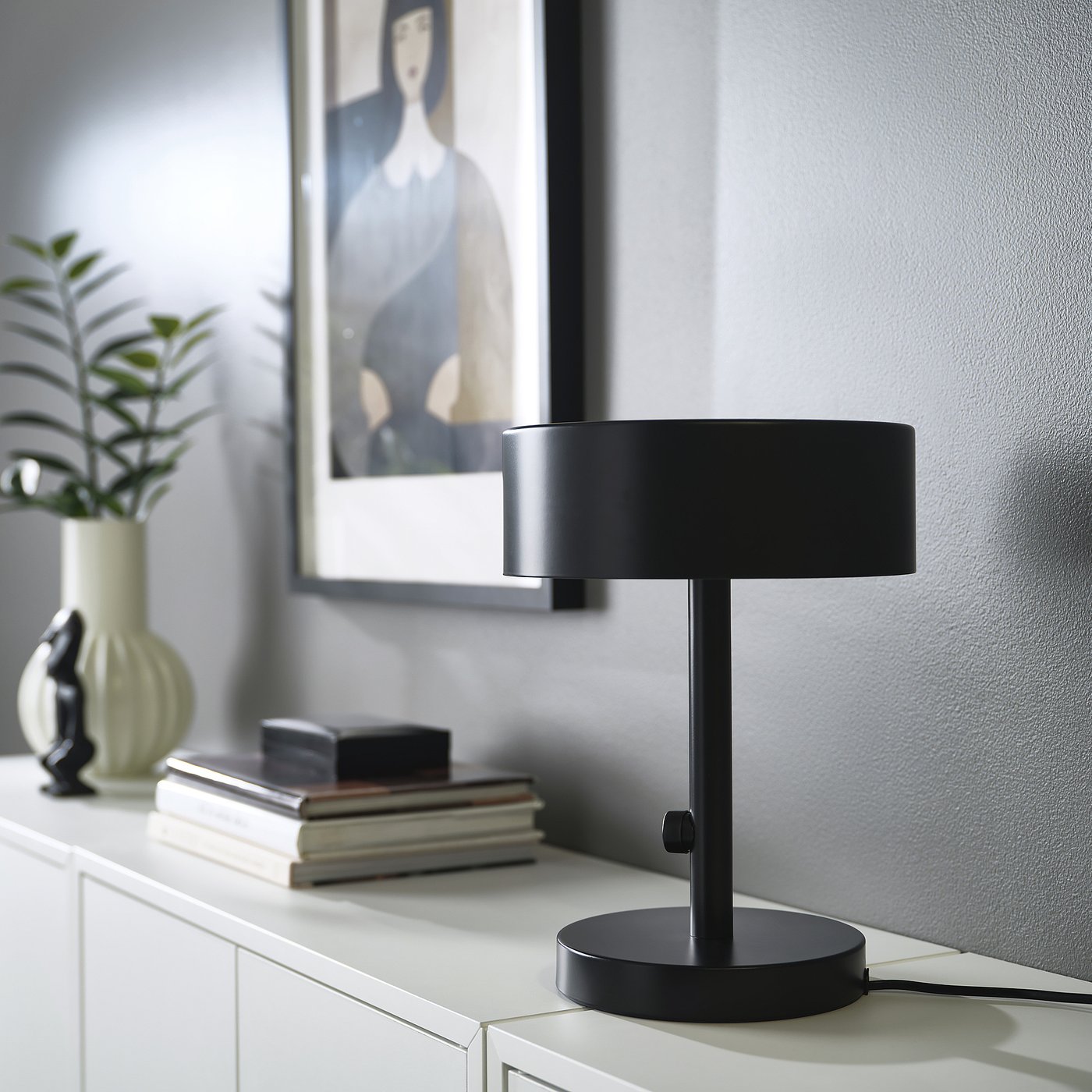 NYMÅNE table lamp, anthracite, 33 cm - IKEA Estonia