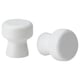 Two wooden knobs: cylindrical, bulbous. Matt finish, beech wood.