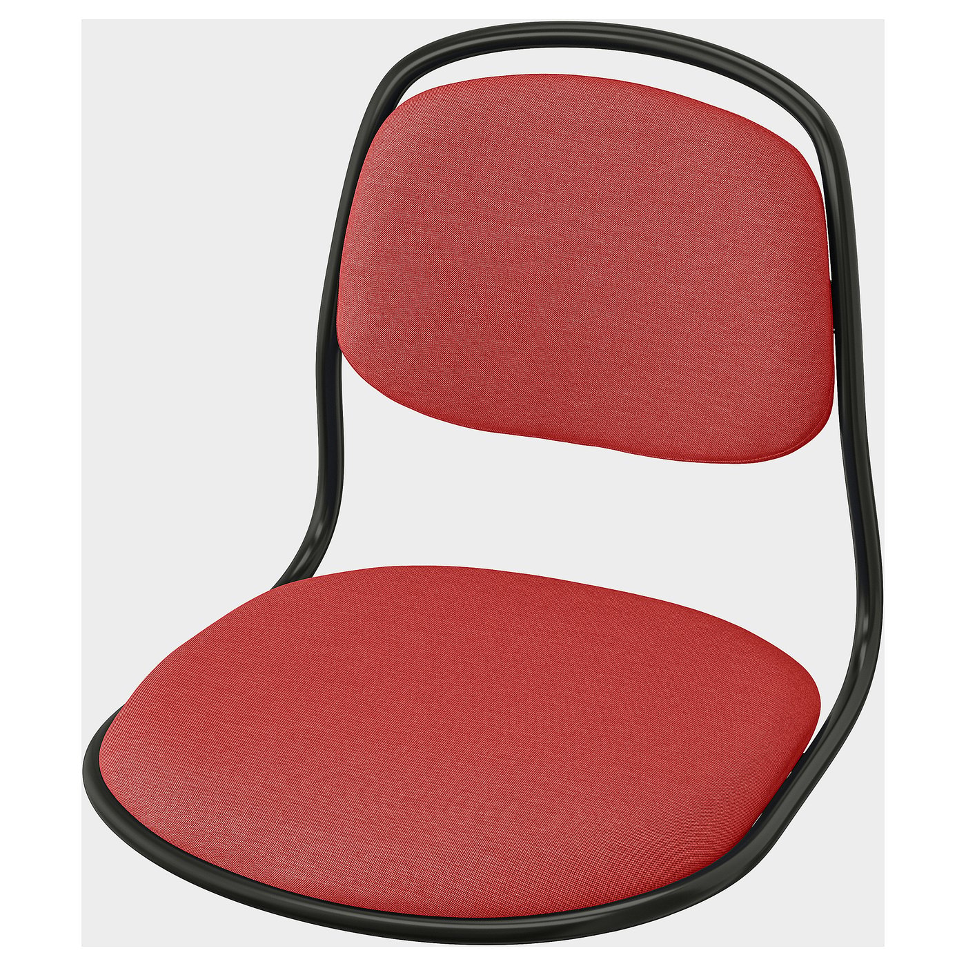 ÖRFJÄLL seat shell, black/Vissle red - IKEA Estonia