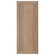 An OXBERG wood-finished cabinet door. It has a square shape with minimalist design, ideal for fitting into billy bookcases.