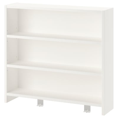 White PÅHL shelf with 3 compartments.