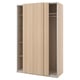 Refurbish your space with IKEAs PAX wardrobe, light oak, sliding doors, modern style.