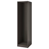 PAX wardrobe frame, black, rectangular, modern.