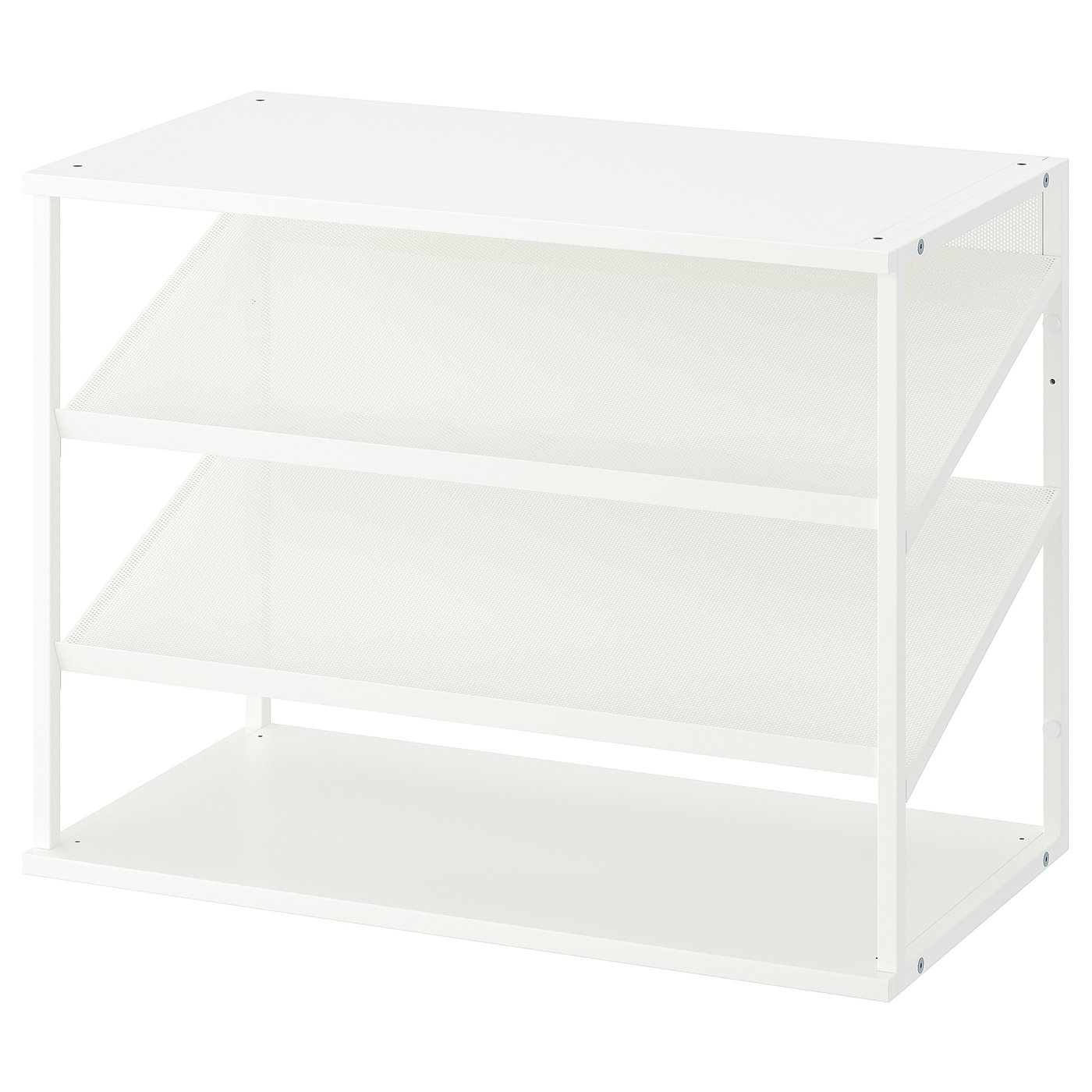 PLATSA open shoe storage unit, white, 80x40x60 cm - IKEA Estonia