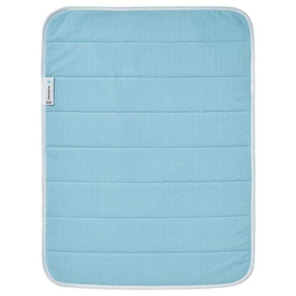 Light blue REXBEGONIA cooling pad, rectangular with diamond pattern.
