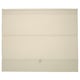 Beige RINGBLOMMA roman blind with linen look and cordless design for child safety.