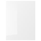 RINGHULT kitchen cabinet in white with glossy finish.