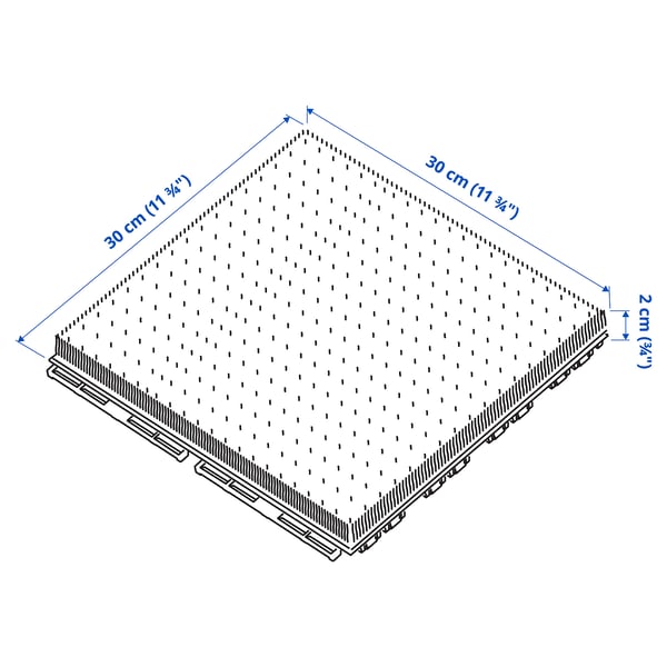 Illustration with measurements for the product: RUNNEN.