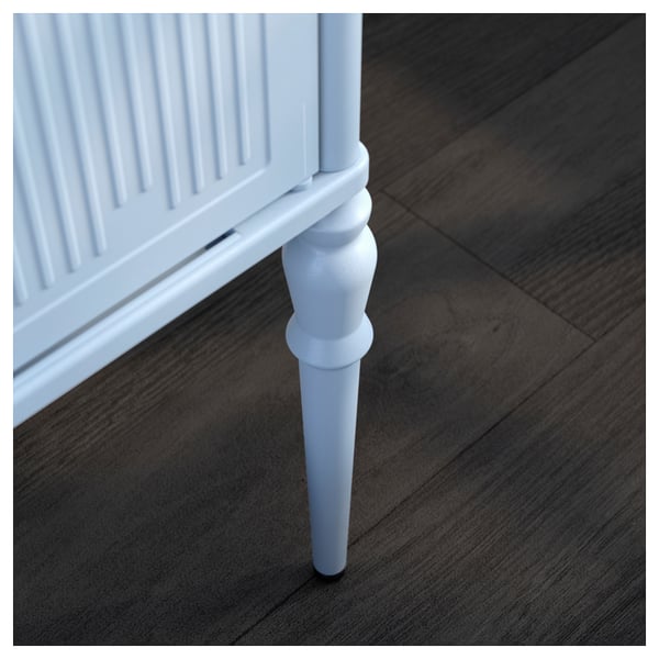 SÅGMÄSTARE Cabinet, light grey-blue, 83x36x128 cm