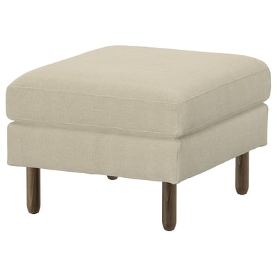 SALTSJÖBADEN Footstool, Fridtuna light beige