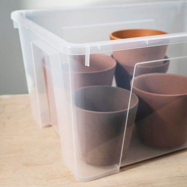 SAMLA Box, transparent, 56x39x28 cm/45 l