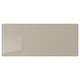 Rectangle beige storage drawer; modern glossy finish.