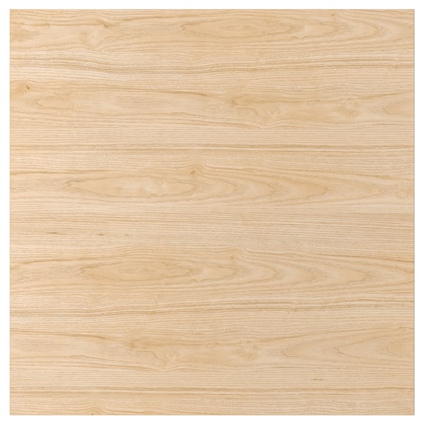 Light wood-grain pattern on SIBBARP wall panel, melamine laminate, rectangular.