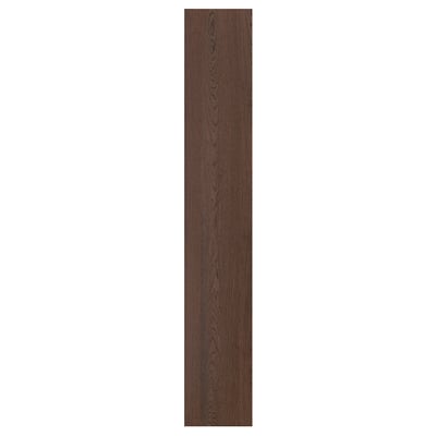 Dark wood SINARP cabinet panel. Rectangular, oak veneer with edge detail.